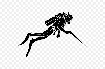 Vector graphics Clip art Underwater diving Scuba diving Image - baggio silhouette 