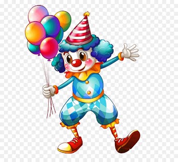 Vector graphics Clown Balloon Illustration Stock photography - clown with balloons 