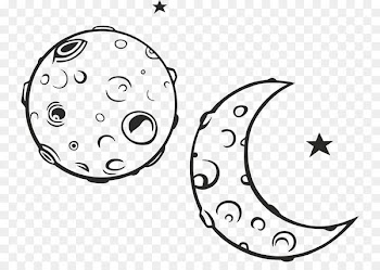 Vector graphics Drawing Moon Royalty-free Illustration - moon 