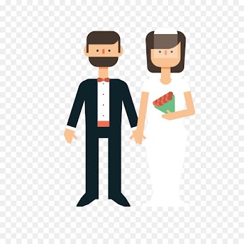Vector graphics Image Marriage Design - formal wedding 
