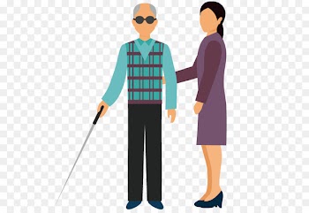 Vector graphics Image Portable Network Graphics Blindness Cartoon - blind people cartoon 