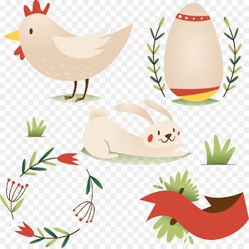 Vector graphics Portable Network Graphics Image Chicken - easter well 