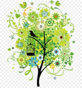 Vector graphics Season Tree Photograph Image - colorful birdhouse 