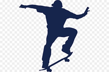 Vector graphics Skateboarding Illustration Silhouette - skateboard 