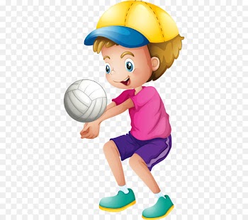 Vector graphics Volleyball Drawing Sports Illustration - cartoon volleyball 