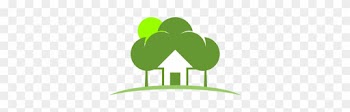 Vector Green Tree House - House And Tree Vector