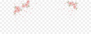 Vector Hand-painted floral border 