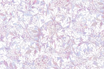 Vector holographic floral pattern remix from artwork by William Morris
