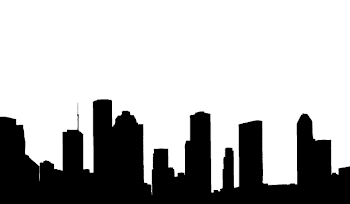 Vector Houston Skyline Silhouettes | Important Now | Houston ...