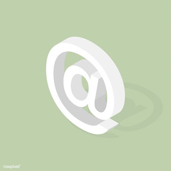 Vector icon of at symbol | Free stock vector - 383198