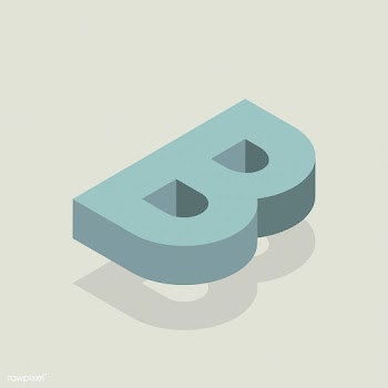 Vector icon of B letter | Free stock vector - 382630