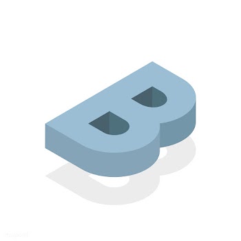 Vector icon of B letter | Free stock vector - 383200