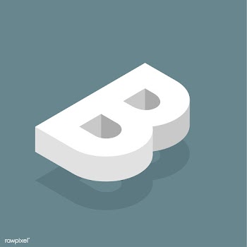 Vector icon of B letter | Free stock vector - 383279