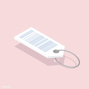 Vector icon of barcode tag | Free stock vector - 383452