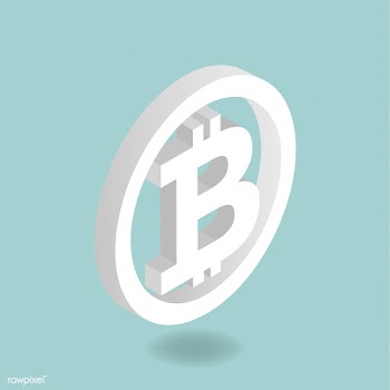 Vector icon of bitcoin icon | Free stock vector - 382072
