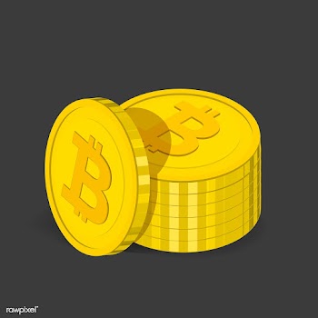 Vector icon of bitcoin icon | Free stock vector - 382223