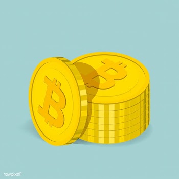 Vector icon of bitcoin icon | Free stock vector - 382243