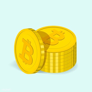 Vector icon of bitcoin icon | Free stock vector - 382275