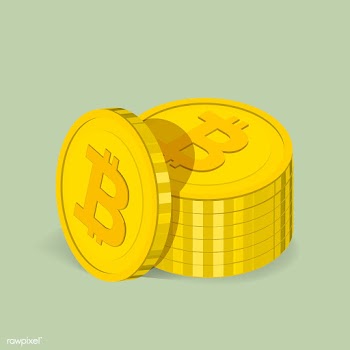 Vector icon of bitcoin icon | Free stock vector - 382286