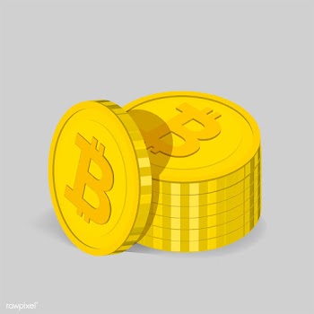 Vector icon of bitcoin icon | Free stock vector - 382309