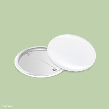 Vector icon of blank white badge | Free stock vector - 383174