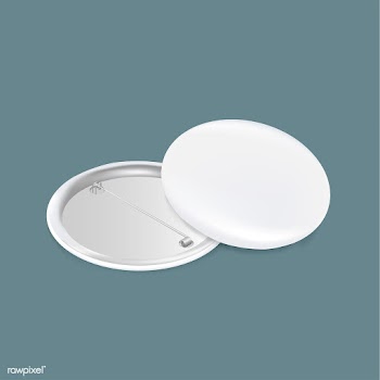 Vector icon of blank white badge | Free stock vector - 383206