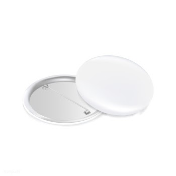 Vector icon of blank white badge | Free stock vector - 383245