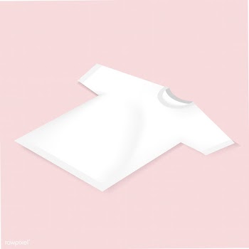 Vector icon of blank white tee mockup | Free stock vector - 383202