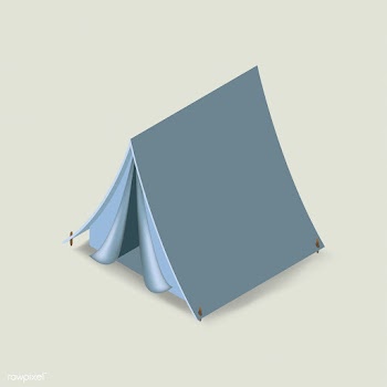 Vector icon of camping tent icon | Free stock vector - 383524