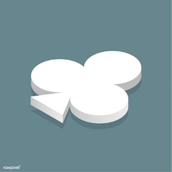 Vector icon of clubs gambling card sign | Free stock vector - 382230