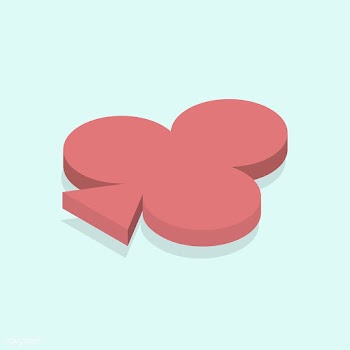 Vector icon of clubs gambling card sign | Free stock vector - 382292