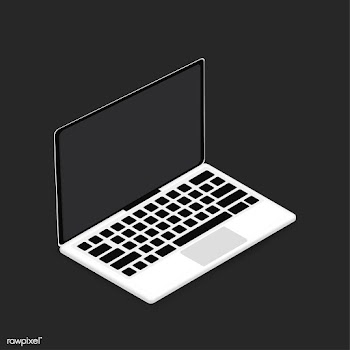 Vector icon of computer laptop icon | Free stock vector - 383501