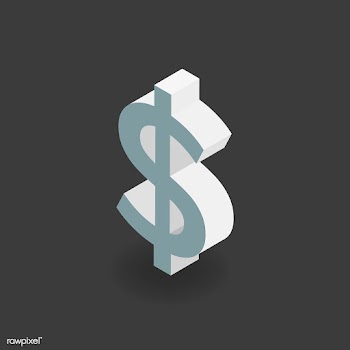 Vector icon of dollar sign icon | Free stock vector - 382728