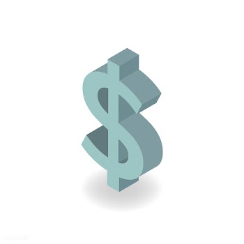Vector icon of dollar sign icon | Free stock vector - 382740