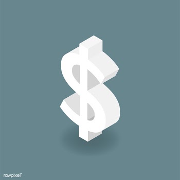Vector icon of dollar sign icon | Free stock vector - 382744