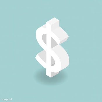 Vector icon of dollar sign icon | Free stock vector - 382779