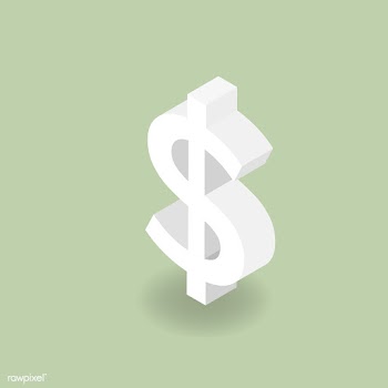 Vector icon of dollar sign icon | Free stock vector - 382811