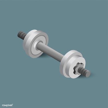 Vector icon of dumbbell icon | Free stock vector - 383137