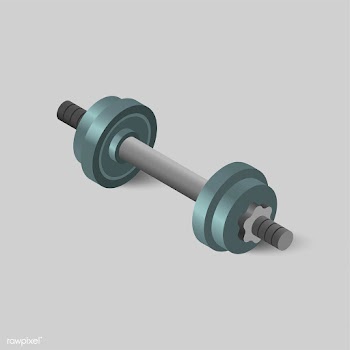 Vector icon of dumbbell icon | Free stock vector - 383485