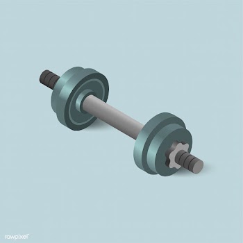 Vector icon of dumbbell icon | Free stock vector - 383517