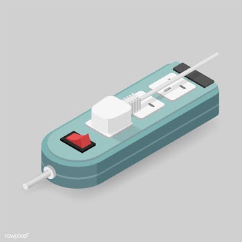 Vector icon of electric plug | Free stock vector - 383653