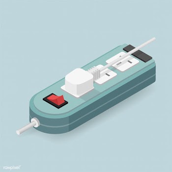 Vector icon of electric plug | Free stock vector - 383665
