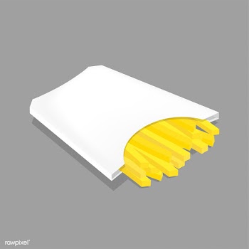 Vector icon of french fries | Free stock vector - 383240