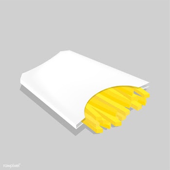Vector icon of french fries | Free stock vector - 383357