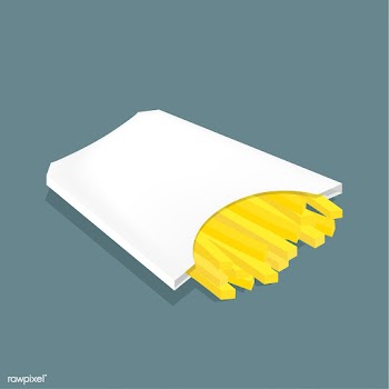 Vector icon of french fries | Free stock vector - 383384