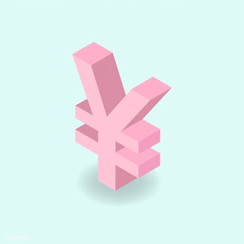 Vector icon of Japanese Yen currency symbol | Free stock vector - 383347