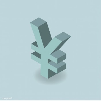 Vector icon of Japanese Yen currency symbol | Free stock vector - 383348