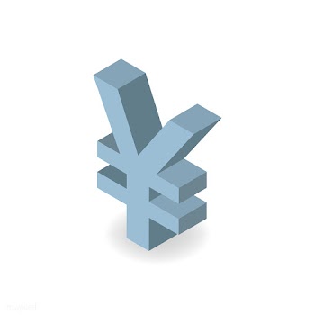 Vector icon of Japanese Yen currency symbol | Free stock vector - 383386
