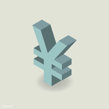 Vector icon of Japanese Yen currency symbol | Free stock vector - 383414