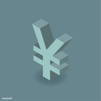 Vector icon of Japanese Yen currency symbol | Free stock vector - 383462